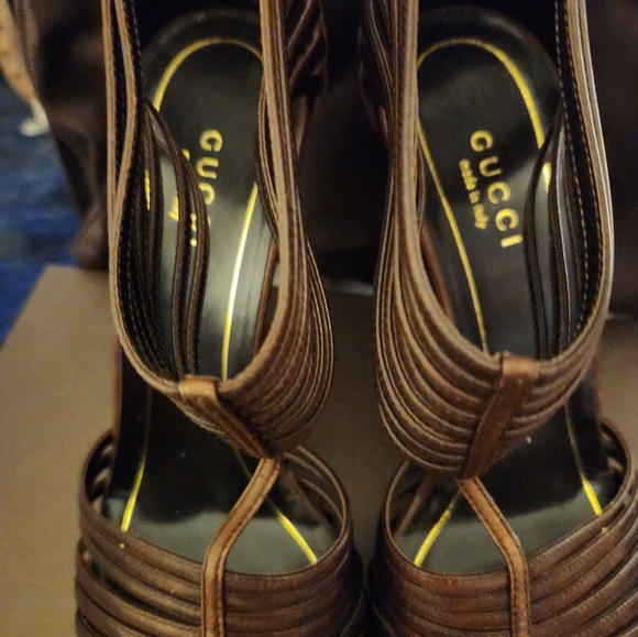 Gucci Testa Moro Tstrap Cage HH Sandal - Picture 13 of 16